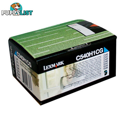 LEXMARK C540H1CG Cyan Toner