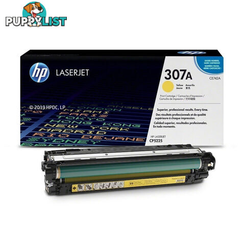 HP Compatible AUSTIC Laser Toner Cartridge CE742A 307A Yellow Premium Generic Toner Cartridge