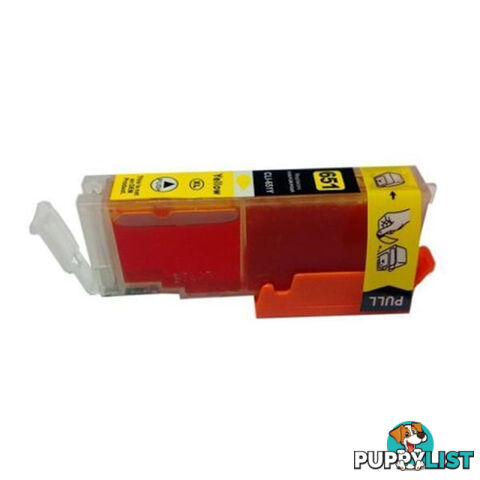 CLI-651XL Yellow Compatible Inkjet Cartridge