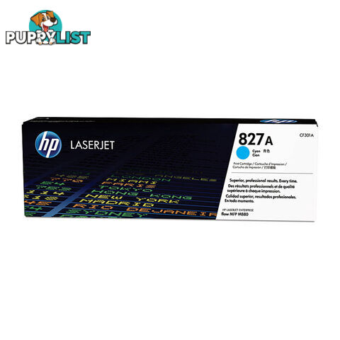 HP 827A Cyan Toner CF301A