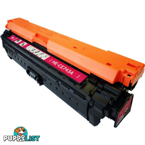 HP Compatible CE743A 307A Magenta Premium Generic Toner Cartridge