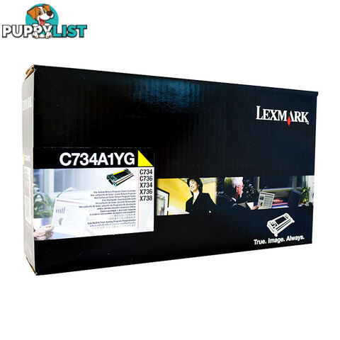 LEXMARK C734 Yellow Toner Cart