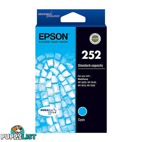 EPSON 252 Cyan Ink Cartridge