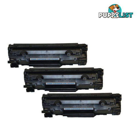 HP Compatible CE278 HP 78A Cart326 Black Generic Toner Set of 3