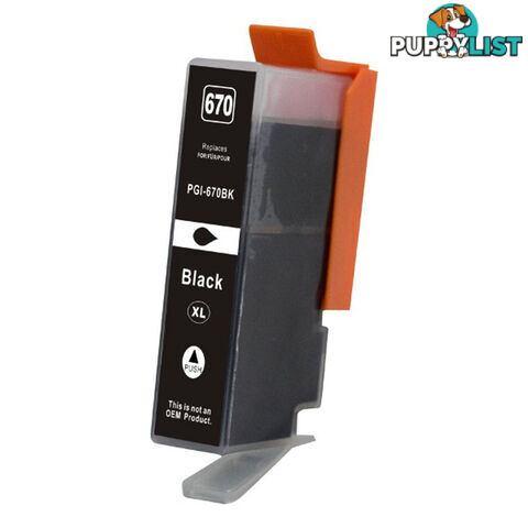 PGI-670XL Black Premium Compatible Inkjet Cartridge