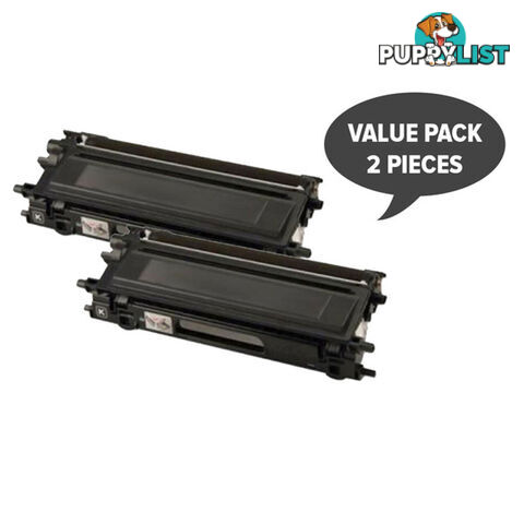 2 x TN-240BK Premium Generic Toner