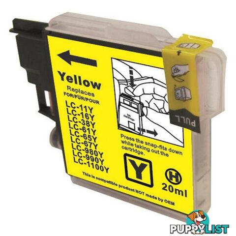 LC38 LC67 Yellow Compatible Inkjet Cartridge