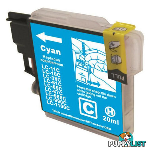 LC38 LC67 Cyan Compatible Inkjet Cartridge