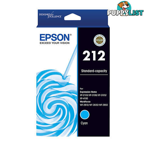 EPSON 212 Cyan Ink Cartridge