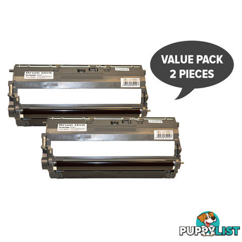 2 x DR-240 Black Premium Generic Drum Unit