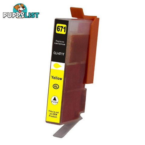 CLI-671XL Yellow Premium Compatible Inkjet Cartridge