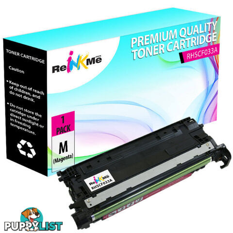 HP Compatible CF033A 646 Premium Generic Magenta Toner