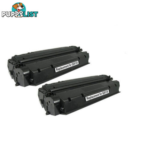 HP Compatible 2 x Q2613X HP 13X/C7115X Premium Generic Toner