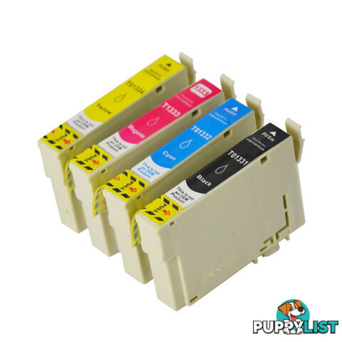 133 Compatible Pigment Series Inkjet Set 4 Cartridges [Boxed Set]