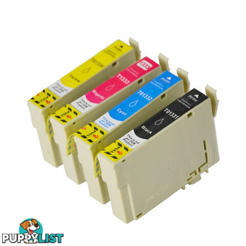 133 Compatible Pigment Series Inkjet Set 4 Cartridges [Boxed Set]