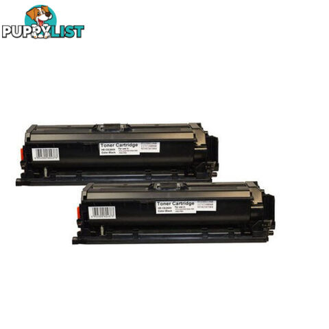 HP Compatible 2 x CE260X 649X Premium Generic Black Toner