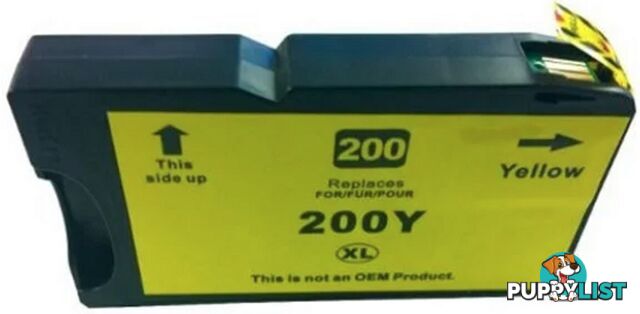 LEXMARK [5 Star] 200XL / 220XL Pigment Yellow Compatible Cartridge 2 Pack