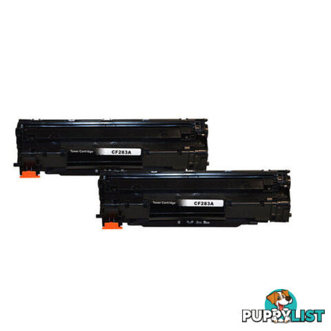 HP Compatible 2 x CF283A Premium Generic Toner