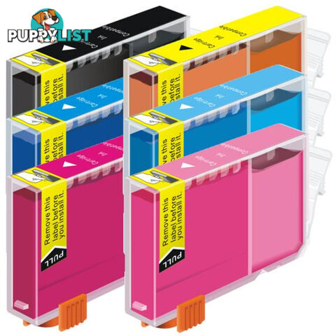 CLI-8 Compatible Inkjet Cartridge Set 6 Ink Cartridges