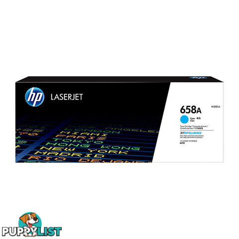 HP 658A Cyan Toner W2001A