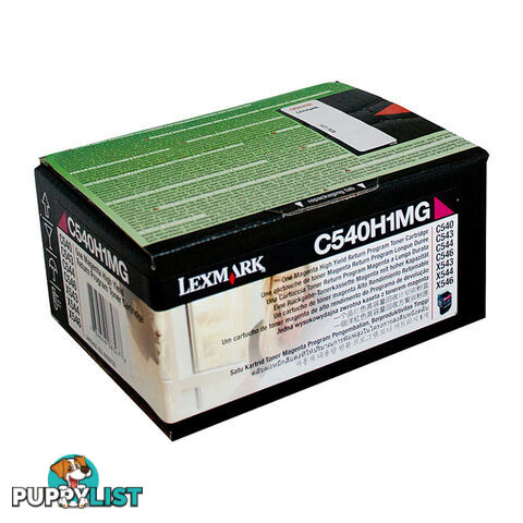 LEXMARK C540H1MG Magenta Toner