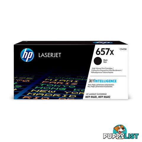 HP 657X Black Toner CF470X