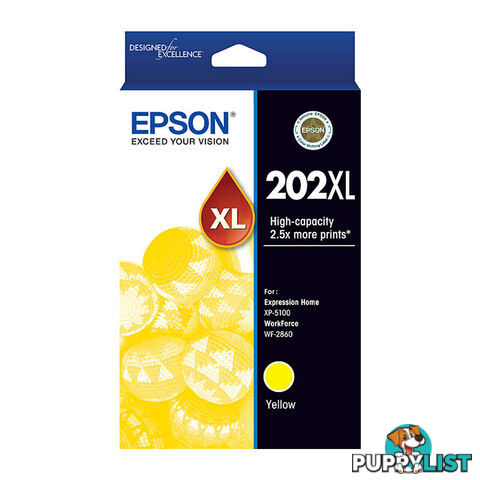 EPSON 202XL Yellow Ink Cartridge