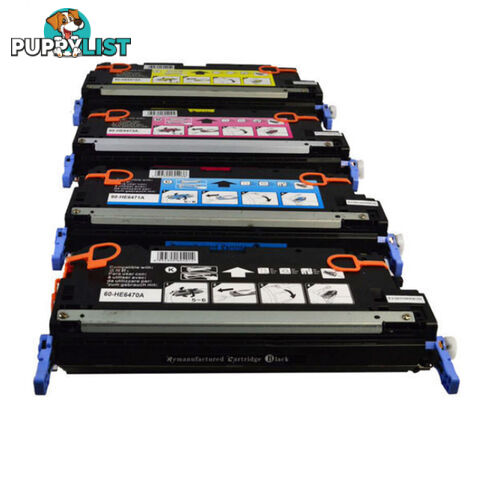 HP Compatible Q6470 Series Premium Generic Toner Set 4 Cartridges