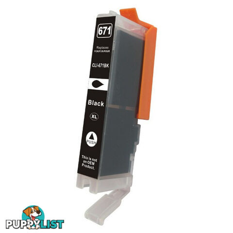 CLI-671XL Black Premium Compatible Inkjet Cartridge