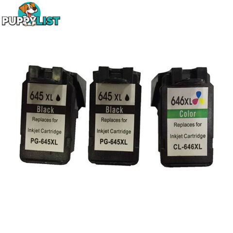 Remanufactured Value Pack 2 x PG645XL Black & 1 x CL646XL Colour