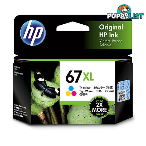 HP 67XL Tri Col Ink 3YM58AA