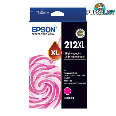 EPSON 212XL Magenta Ink Cartridge