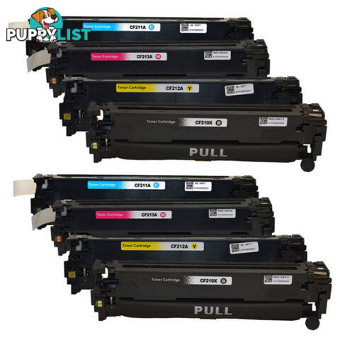 HP Compatible CF210 131 Series Generic Toner Set X 2