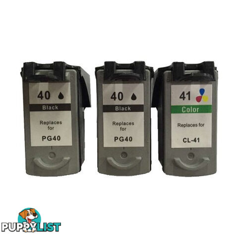 Remanufactured Value Pack 2 x PG40 Black & 1 x CL41 Colour