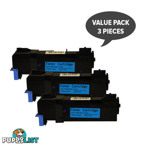 CT201633 CP305 Cyan Generic Toner Cartridge Set of 3