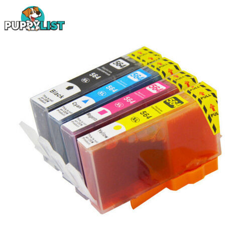 HP Compatible 564XL Compatible Inkjet Set 4 Cartridges [Boxed Set]