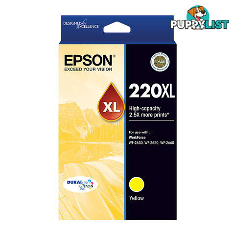 EPSON 220XL Yellow Ink Cartridge