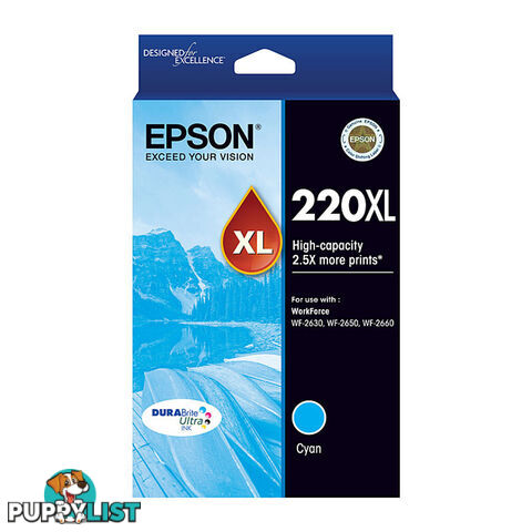 EPSON 220XL Cyan Ink Cartridge