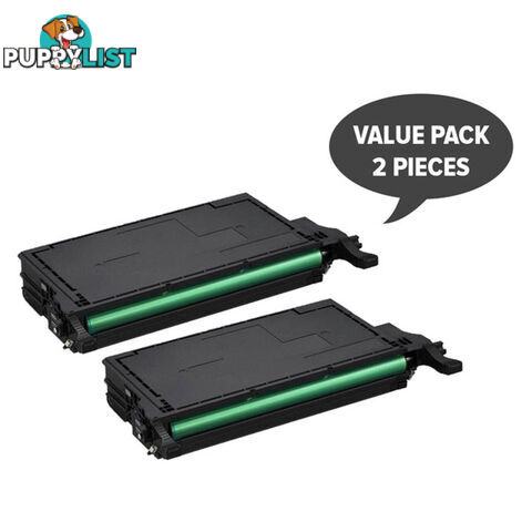 CLT-K508K Premium Generic Black Toner Set of 2