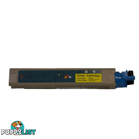 43459353 C3300 C3400 C3600 Yellow Universal Premium Generic Toner Cartridge