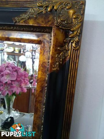 Framed Original / Vintage Prints. Ornate Large Gold Framed Mirror