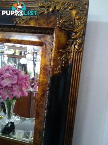 Gold Framed Mirror. Framed Original. Prints. Chaise Longue. Sofa