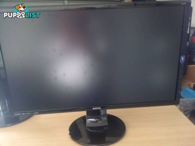 BENQ Monitors x 3, 2016 Model GL2460-B, Used 6 Months $ 145 Each