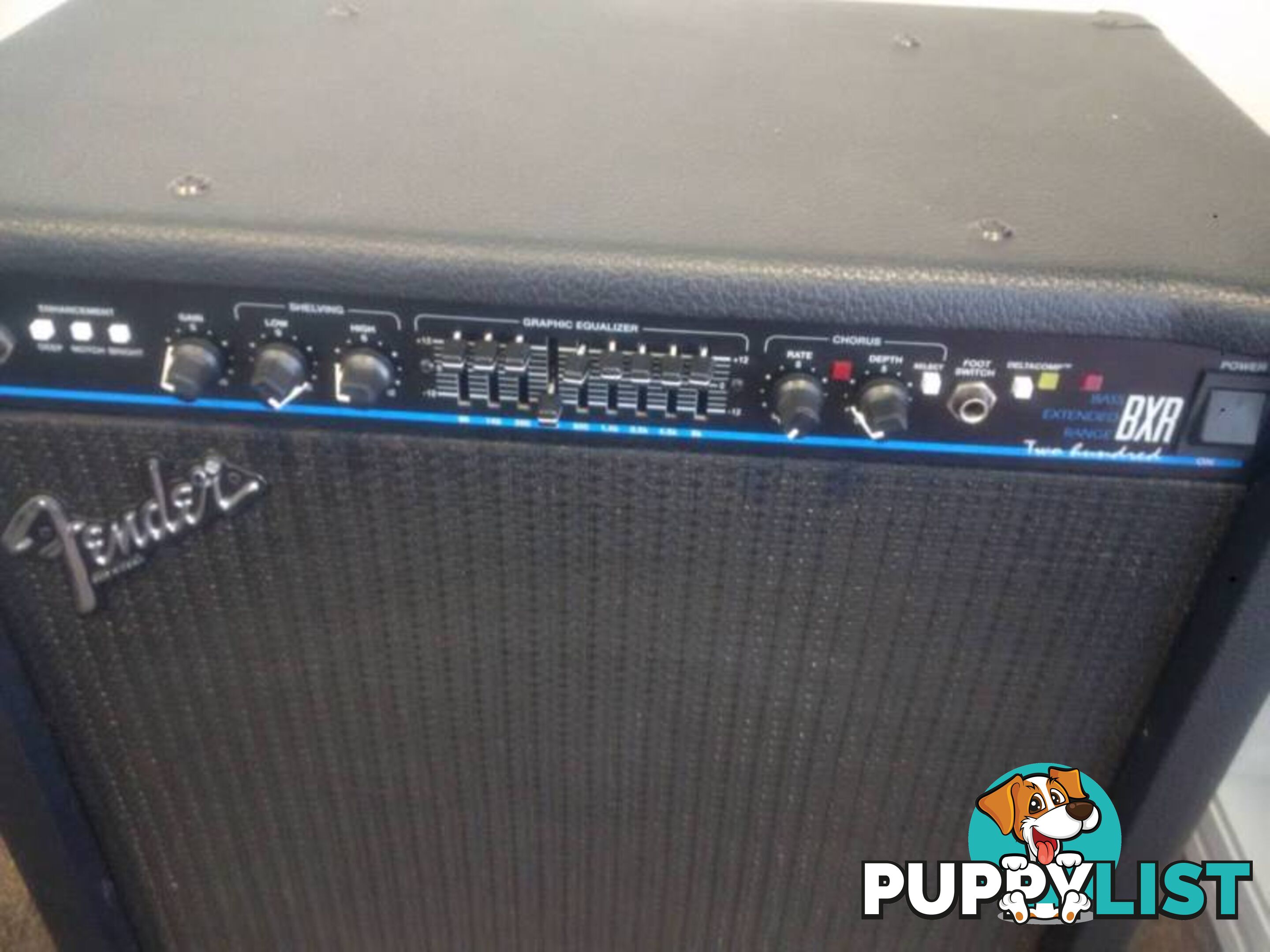 Fender Bass Amp, BXR-200, USA $750. Acoustic Guitar $60