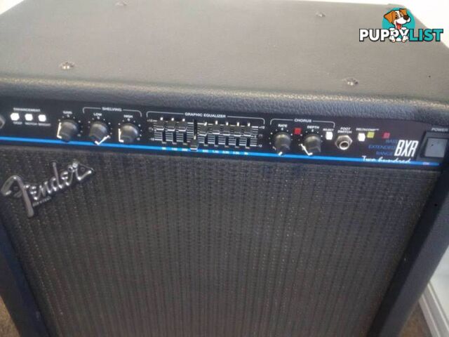 Fender Bass Amp, BXR-200, USA $750. Acoustic Guitar $60