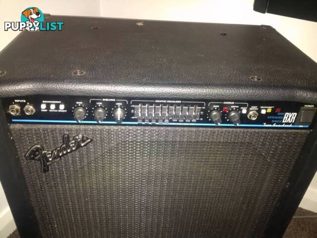 Fender Bass Amp, BXR-200, USA $750. Acoustic Guitar $60