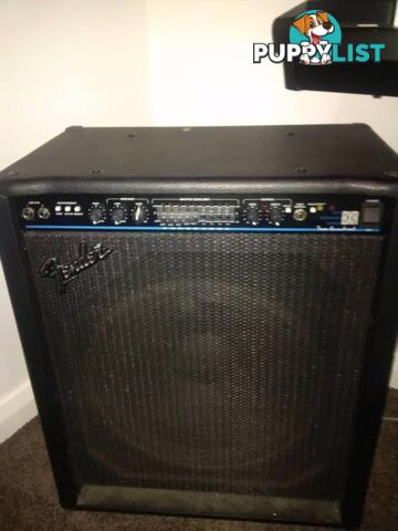 Fender Bass Amp, BXR-200, USA $750. Acoustic Guitar $60