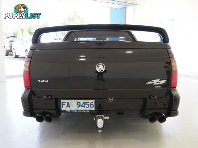 2002 HOLDEN UTE SS VU II EXTENDED CAB UTILITY