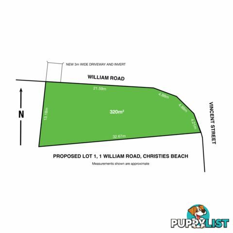 Lot 1  Proposed/1 William Road CHRISTIES BEACH SA 5165