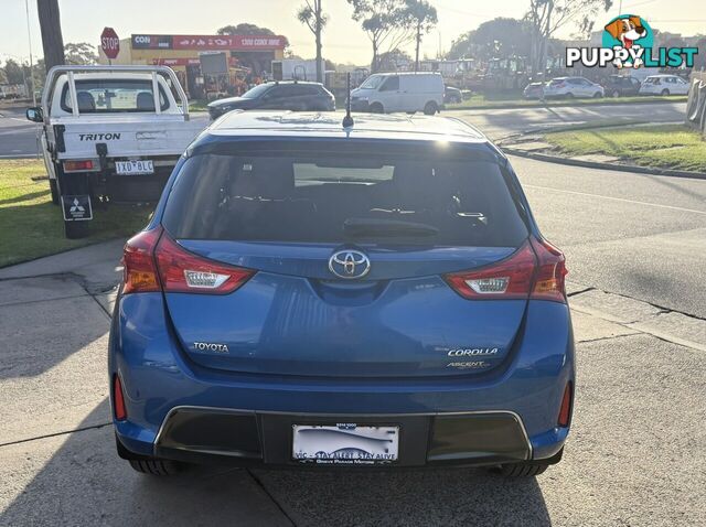 2014 Toyota Corolla Ascent Sport ZRE182R Hatchback